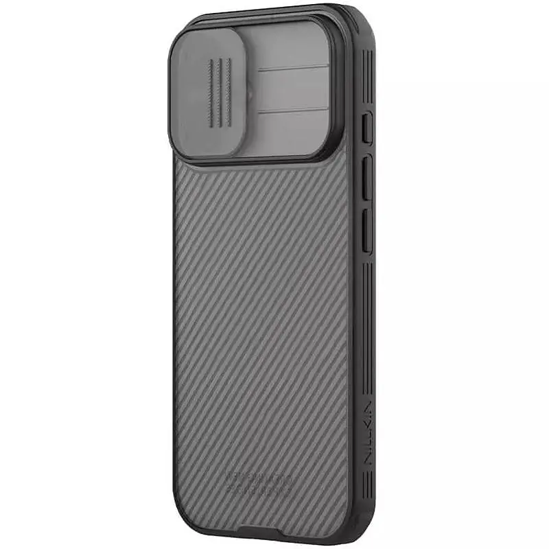 Карбонова накладка Nillkin CamShield Pro для Apple iPhone 17 (6.3) Transparent black - фото 2