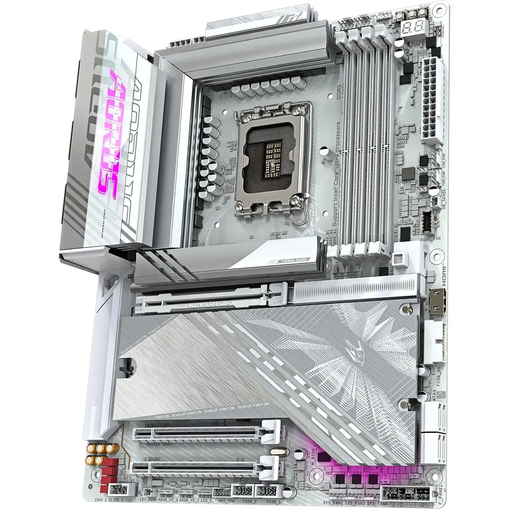Материнська плата Gigabyte Z890 Aorus Elite X Ice Socket 1851 - фото 4