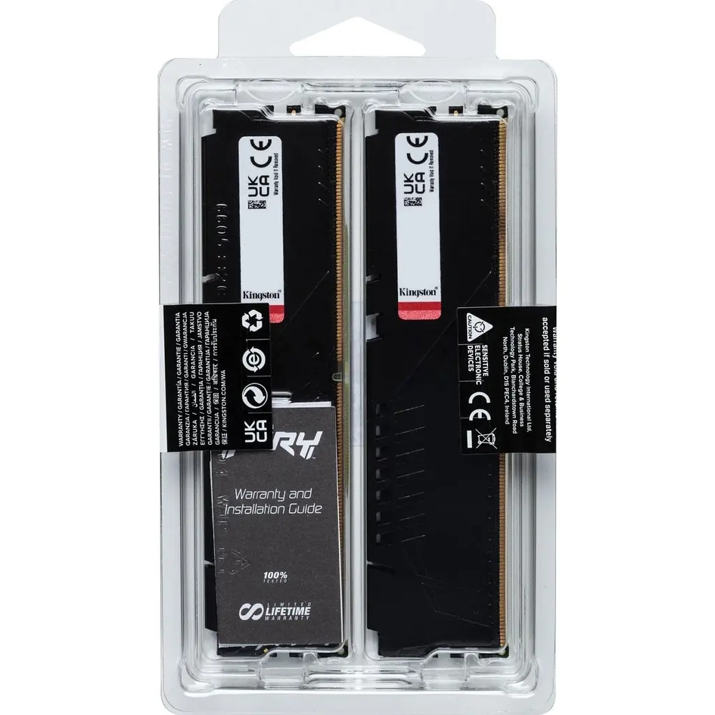 Модуль пам'яті DDR5 Kingston FURY Beast 2x8GB 6000MHz Black (KF560C30BBEK2-16) [173391] - фото 7