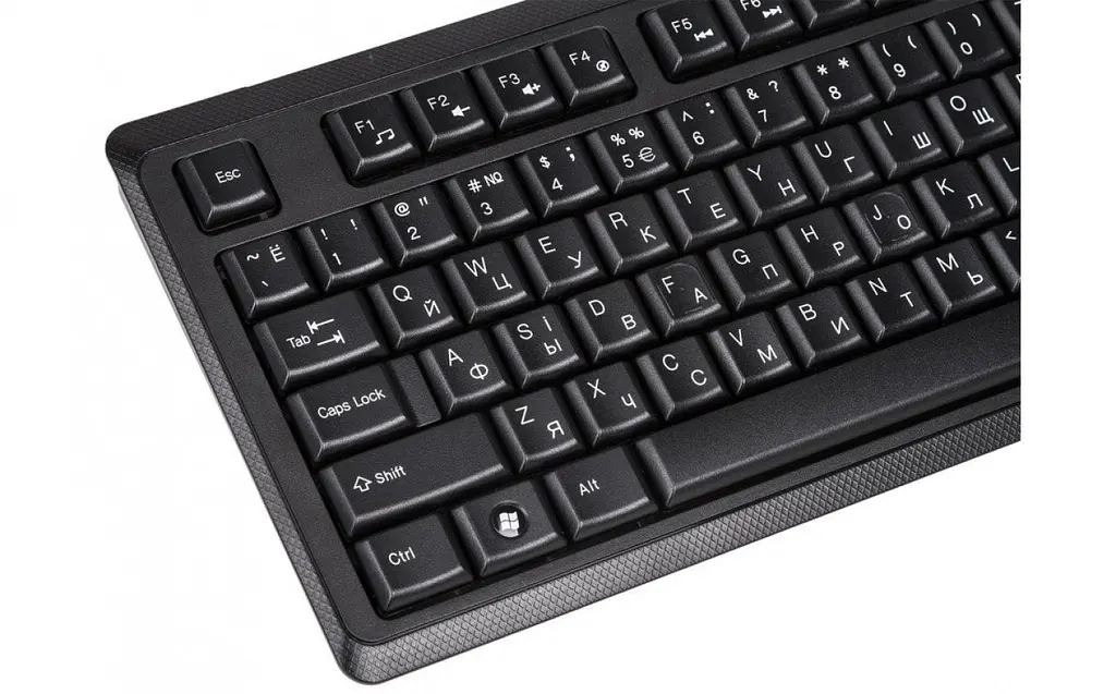 Клавіатура+миша A4tech 4200N (GR-92+G3-200N) Wireless, black - фото 3