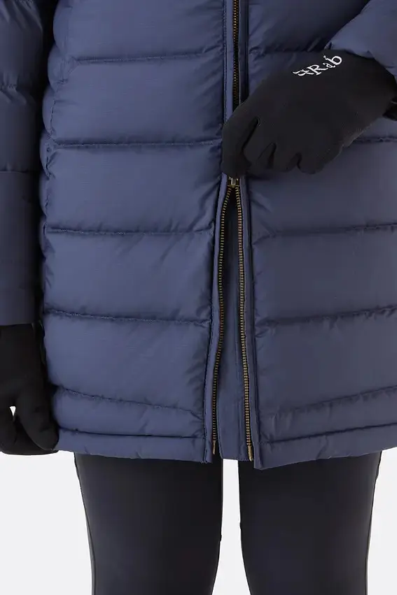 Пуховик жіночий Rab Deep Cover Parka QDB-33 14 Темно-синій - фото 6