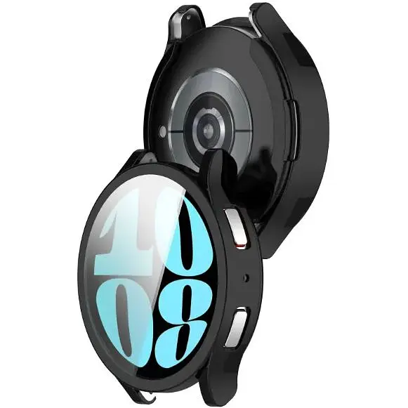 Чохол-накладка DK Silicone Face Case для Samsung Galaxy Watch6 (R940 / R945) 44mm (black) - фото 2