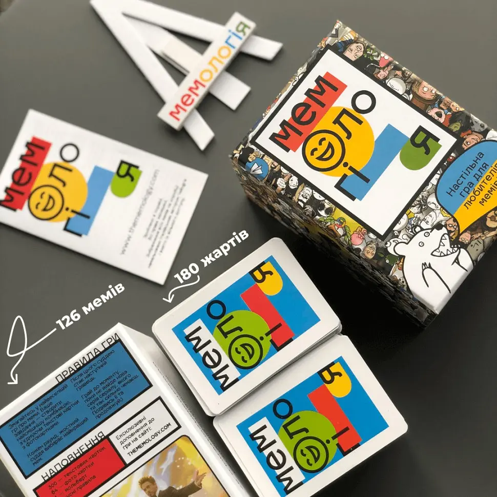 Гра настільна Мемологія Memo Games 0001MG з мольбертом підставкою - фото 6