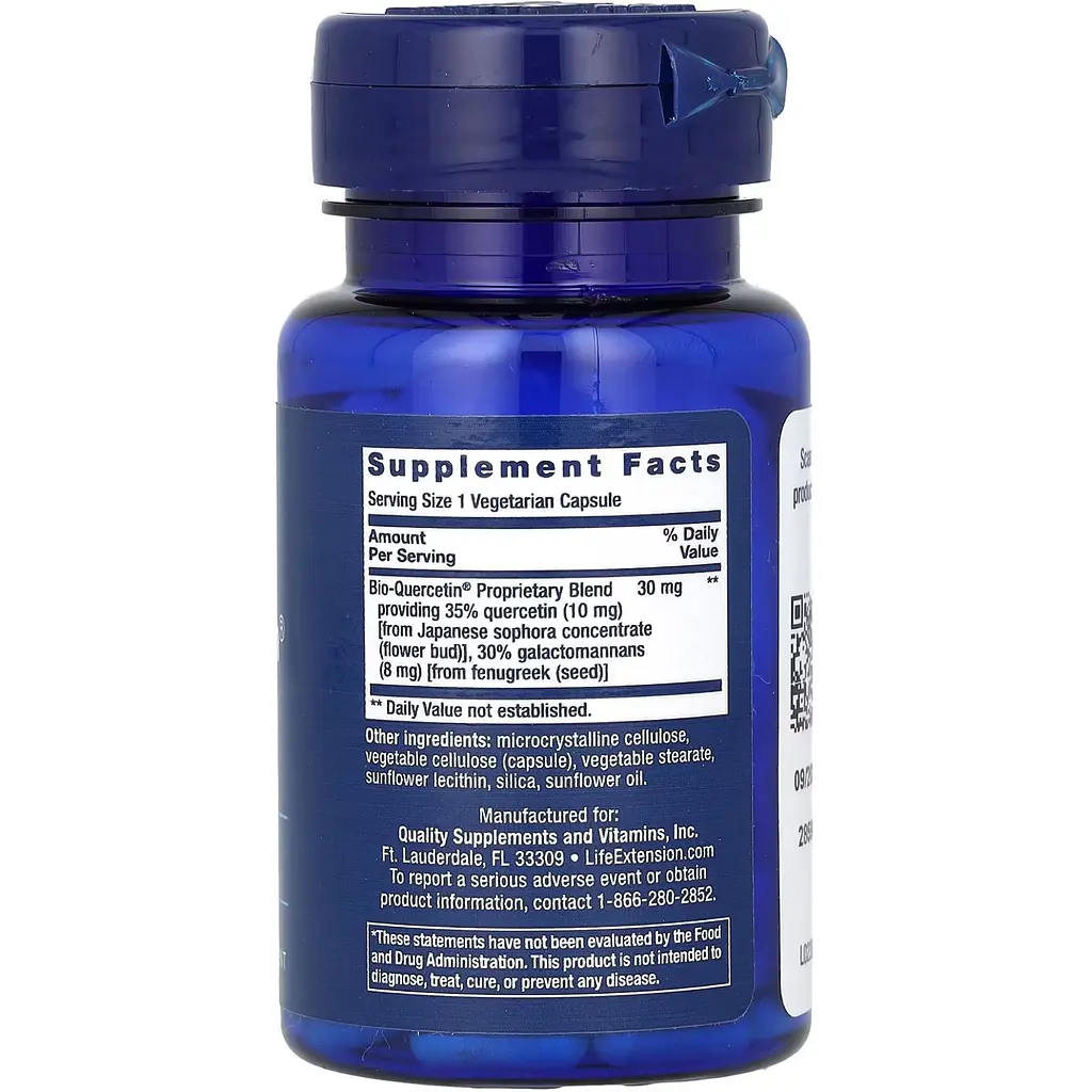 Кверцетин Life Extension Bio-Quercetin 30 капсул - фото 2
