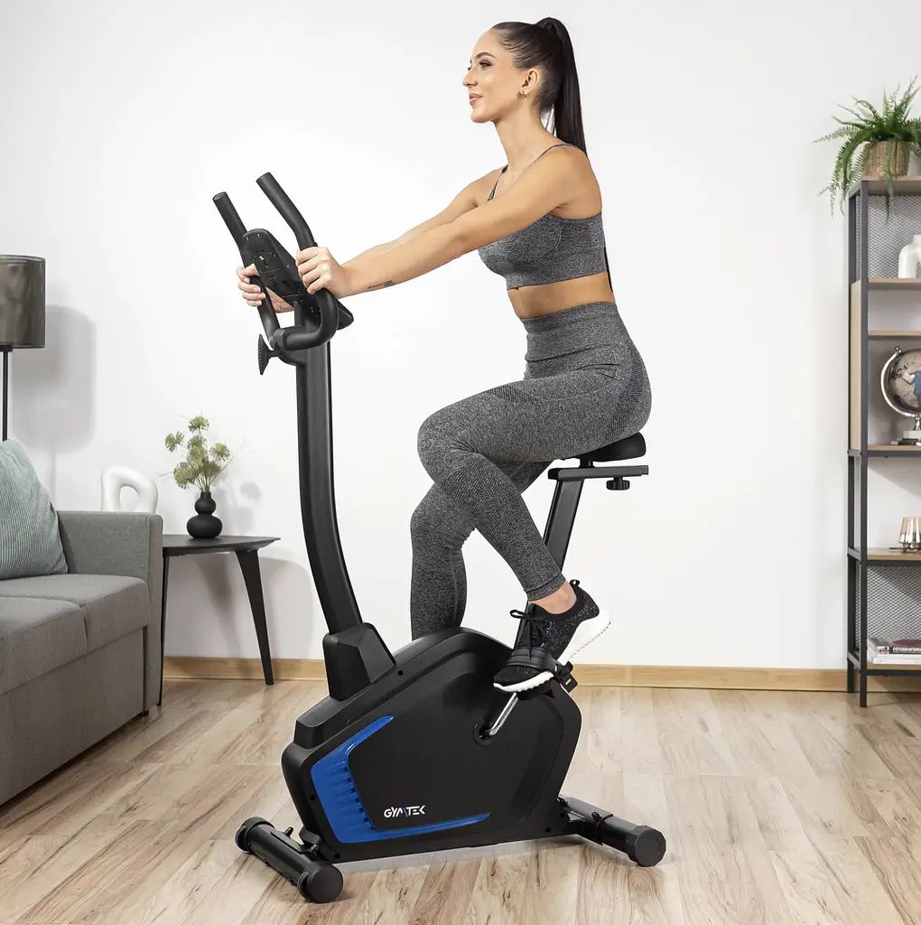 Велотренажер Gymtek XB1800 електромагнітний синій - фото 12