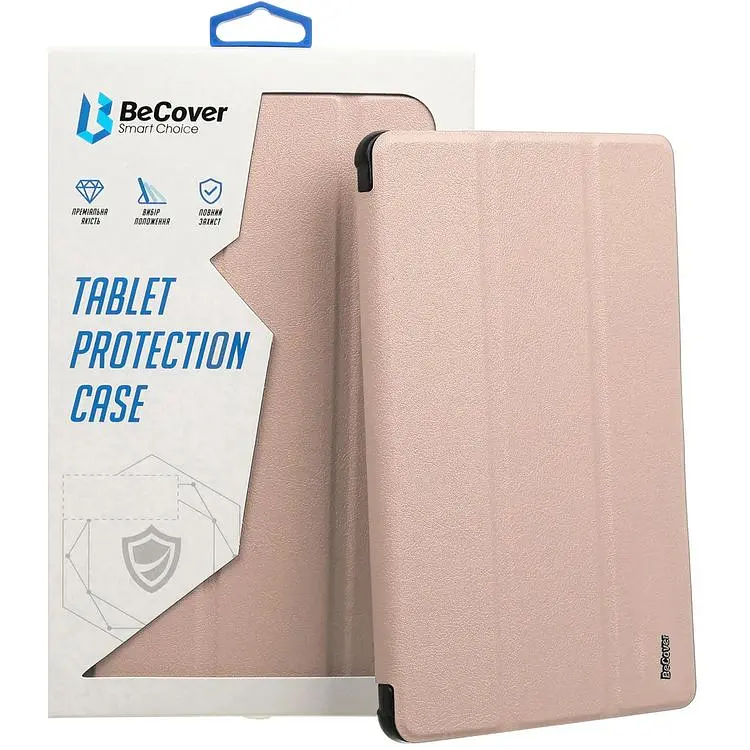 Чехол-книжка BeCover Soft Edge с креплением для стилуса для Samsung Galaxy Tab S10 Plus SM-X820/SM-X826 12.4" Pink (712256) - фото 6