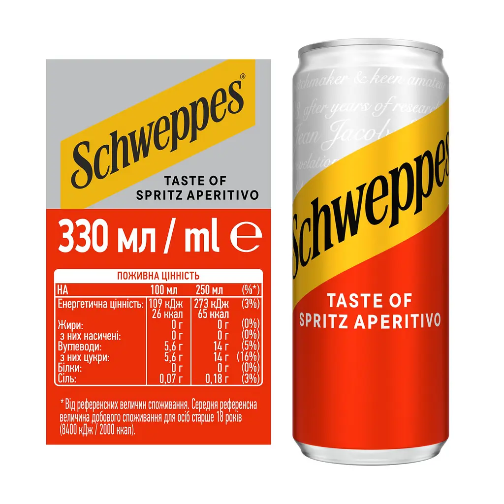 Напиток Schweppes Spritz Aperitivo безалкогольный 330 мл (875064) - фото 7