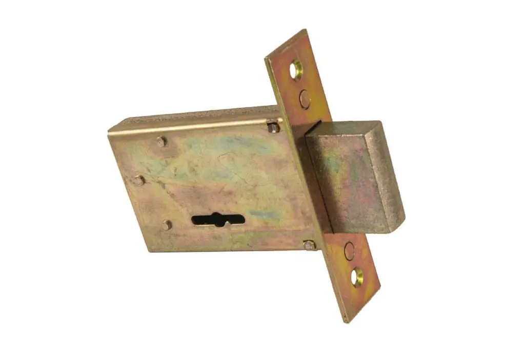 Замок врізний сувальдний дверний FZB 800 CP 3 ключа - фото 2