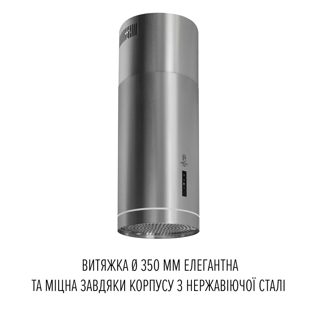 Витяжка острівна PERFELLI DESIGN ISOLA 35 INOX SILENZIO - фото 2