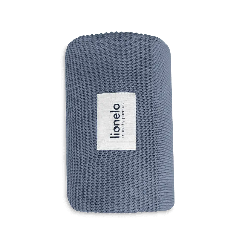 Ковдра Lionelo Bamboo Blanket Blue 100х75 см блакитна (LO-BAMBOO BLANKET BLUE) - фото 3