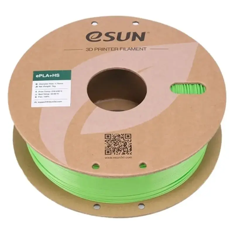 Пластик для 3D-принтера eSUN PLA+ NEON 1.75мм, 1кг, green (PLA+P175V1) - фото 3