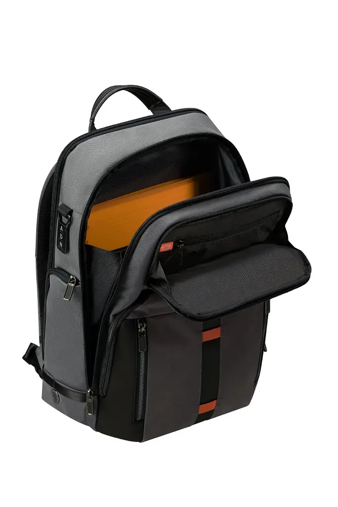 Рюкзак 15,6" Samsonite URBAN-EYE GREY/COGNAC 43x30x20 KO1*08009 - фото 2