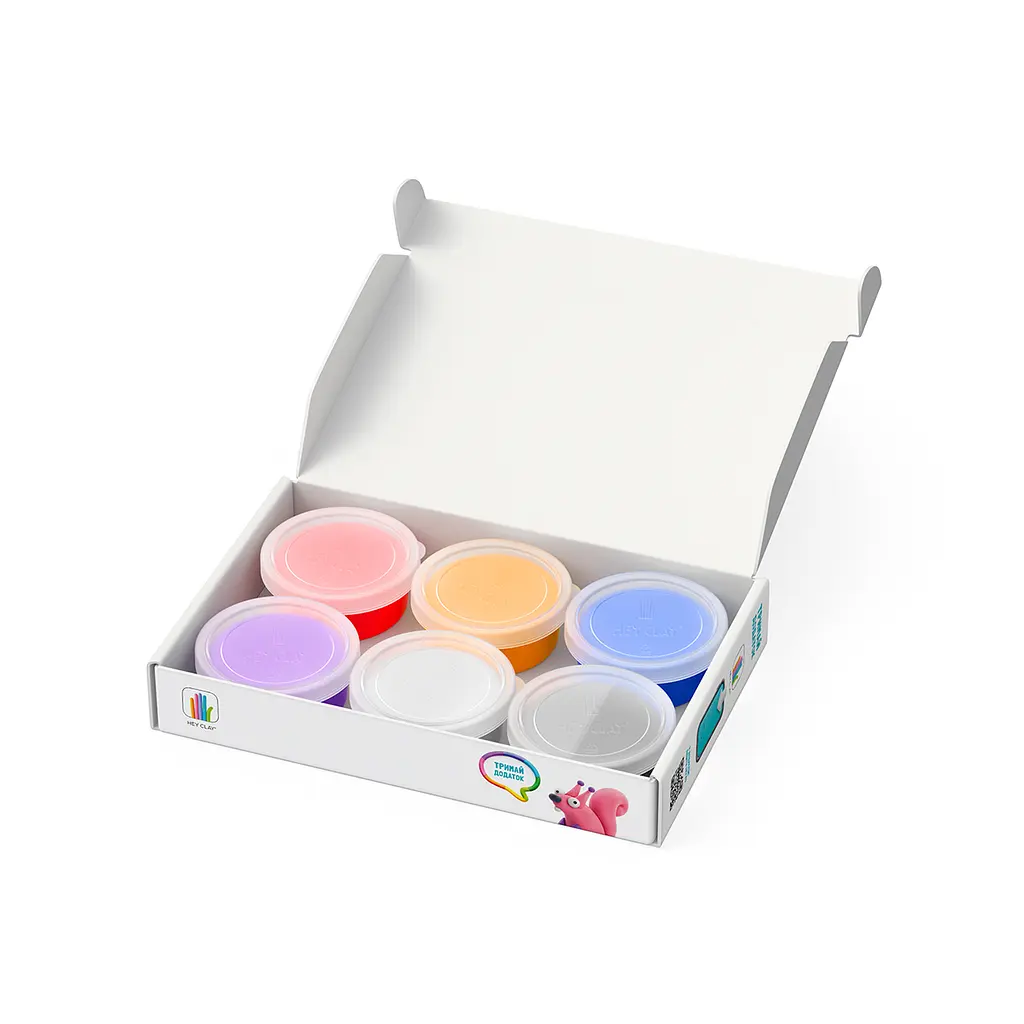 Набір пластиліну що самостійно твердіє Липака Лісові Звірі: вовк, лисичка, білочка (60043-UA01) - фото 2