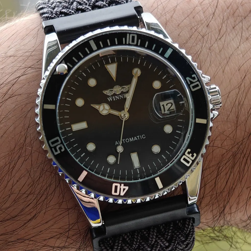 Годинник Winner Basel Nylon, 2 ремешка - фото 8