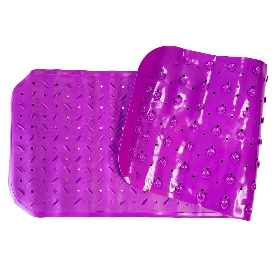Коврик в ванную комнату на присосках MGZ-0901(Violet) 35х95 см - фото 2
