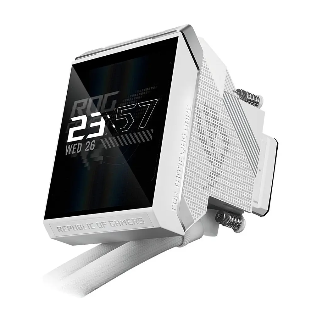 Система рідинного охолодження ASUS ROG Strix LC IV 360 ARGB LCD White (90RC01M2-B0EAY0) - фото 5