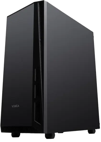 Корпус Vinga Vision II Black (Vision II) - фото 2