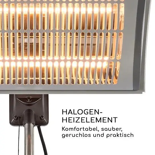 Інфрачервоний обігрівач Blumfeldt Heat Guard Focus IR ComfortHeat 1000/2000 W (10032518) - фото 6