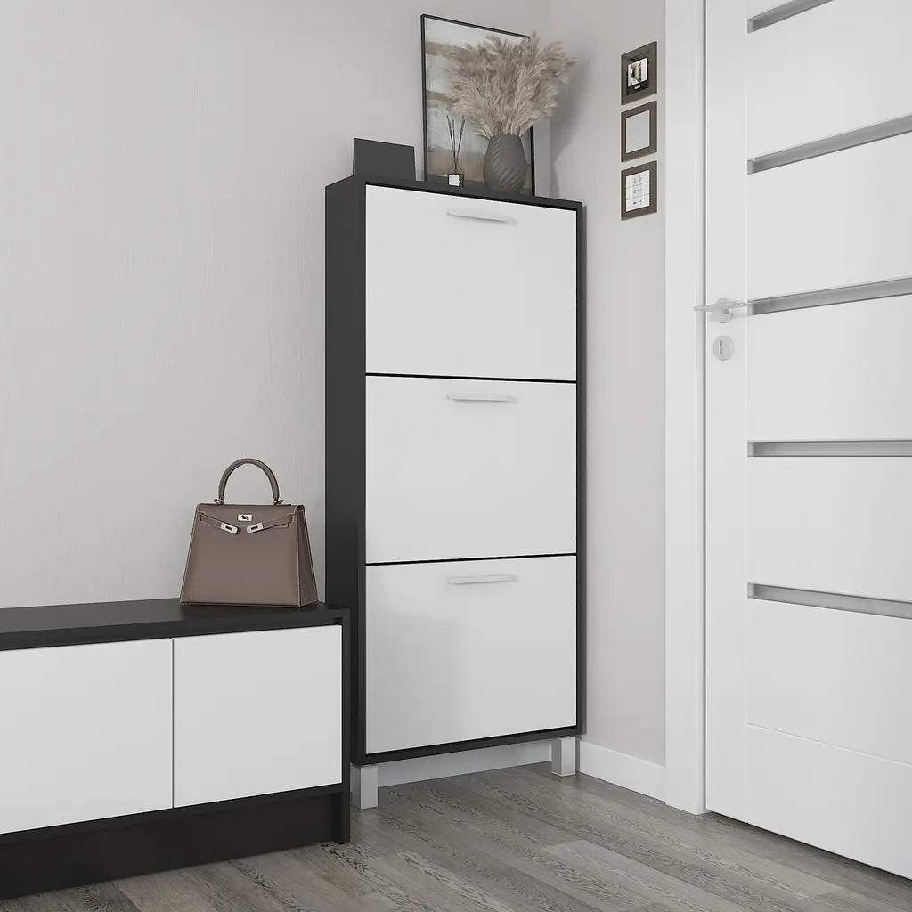 Полиця для взуття Flamecame підлогова з ДСП F-160 - фото 5