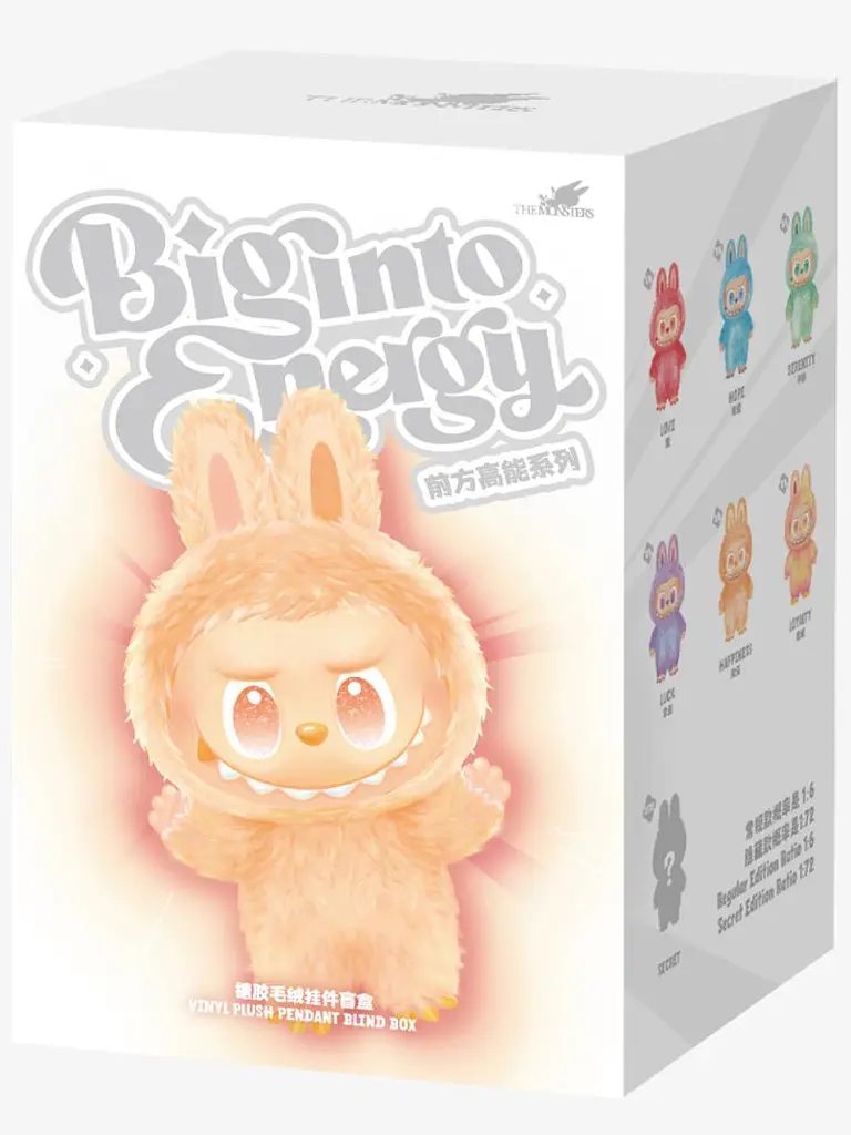 Брелок м'яка дитяча іграшка сюрприз Labubu v3 Labubu Big into Energy series - фото 2