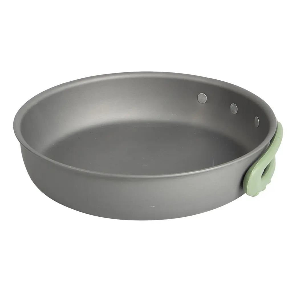 Набір посуду Bo-Camp Explorer XL 4 Pieces Hard Anodized Grey/Green (2200249) - фото 6
