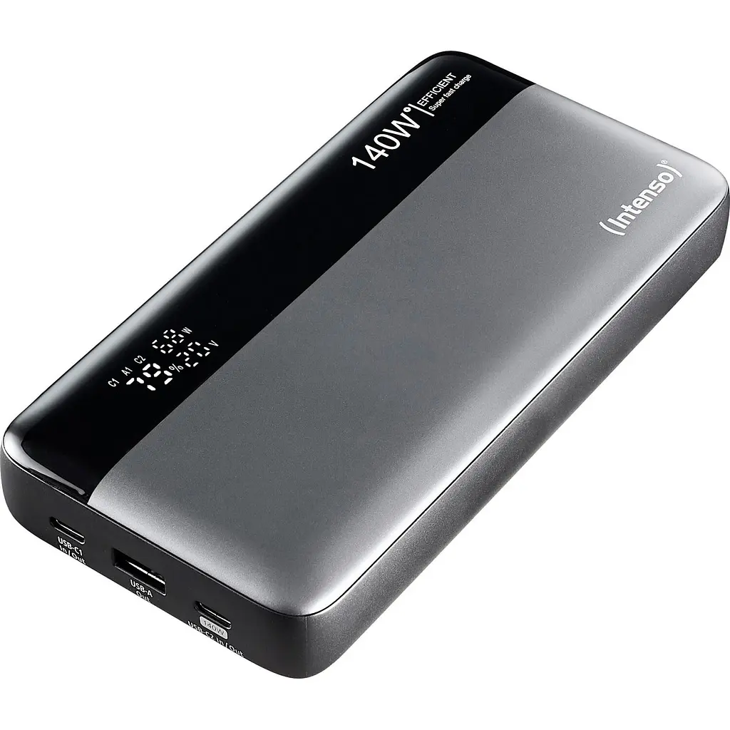 Внешний аккумулятор Intenso HE25000 25000mAh 140W Grey [7350060] [120191] - фото 2