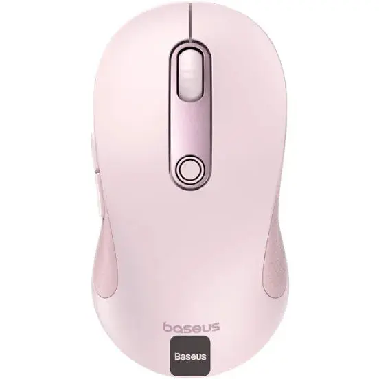 Мышь беспроводная Baseus F02 Ergonomic Wireless Mouse розовая - фото 2