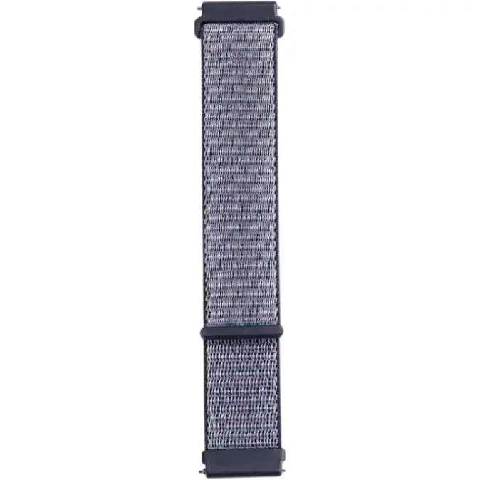Ремінець DK CDK для Honor MagicWatch 2 42mm 20mm Nylon Sport Loop (012415) (midnight blue) - фото 2
