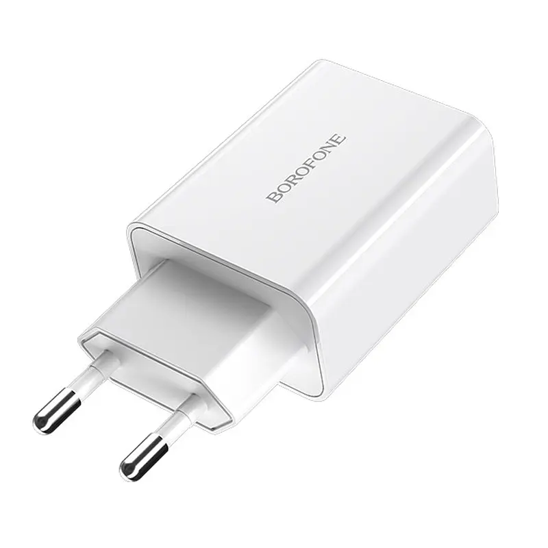 МЗП Borofone BA21A Long journey QC3.0 3A (1USB-A) Білий - фото 3