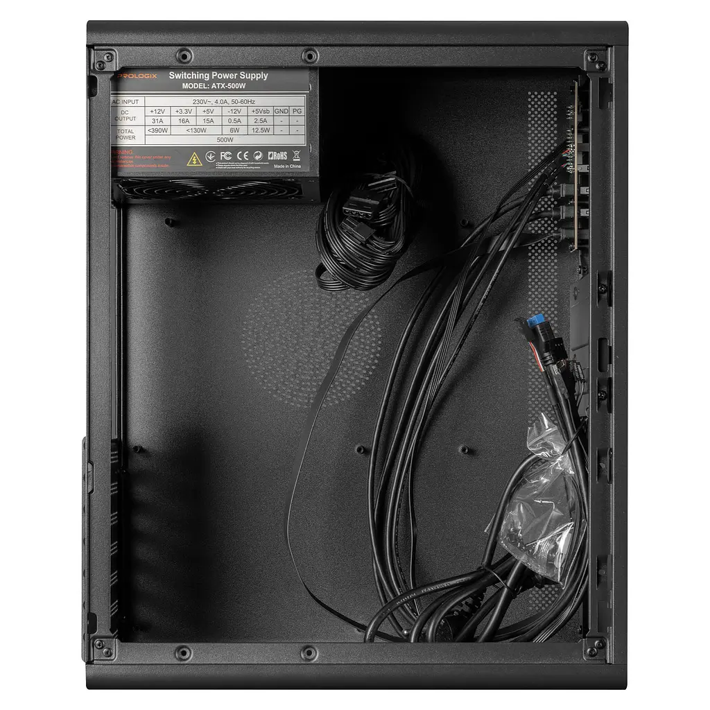 Корпус Prologix E127 500W Чорний - фото 5