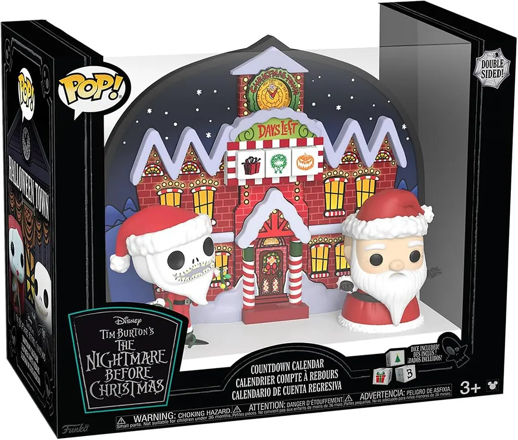 Колекційна  фігурка   Funko Кошмар перед різдвом Календар зворотного відліку The Nightmare Before Christmas Countdown Calendar 25 - фото 2