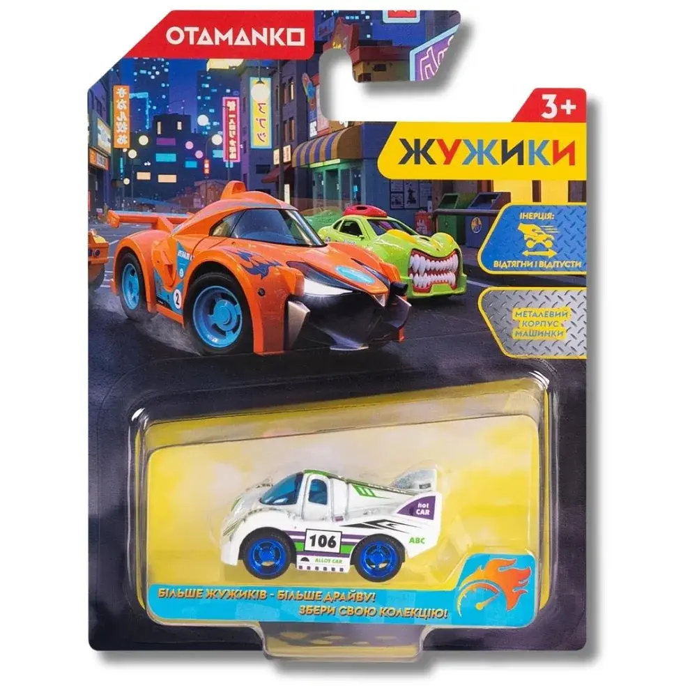 Машинка OTAMANKO Жужики Спорткар Білий - фото 5