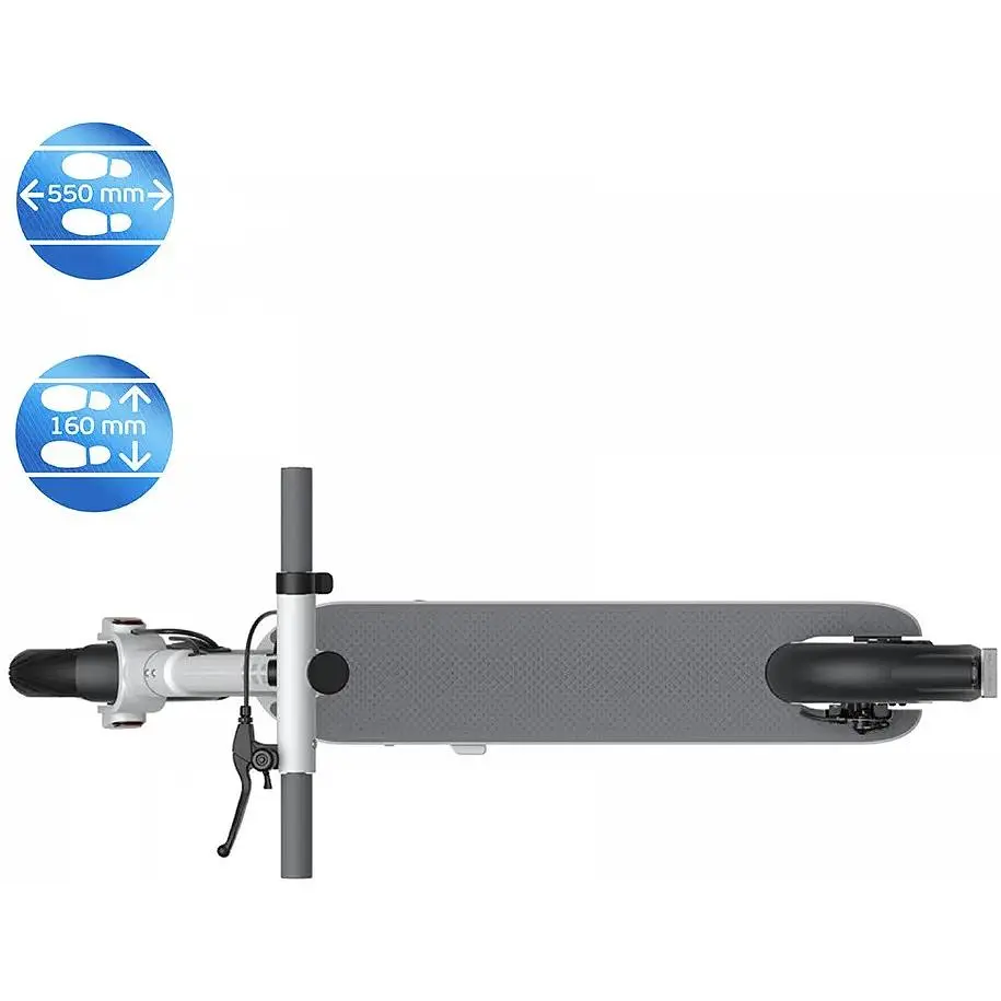 Електросамокат OKAI ES10-NEON Lite складаний 300/600W 7.8Ah швидкість 25 км/год пробіг до 30 км NFC App колеса 9" вага 15 кг White - фото 6