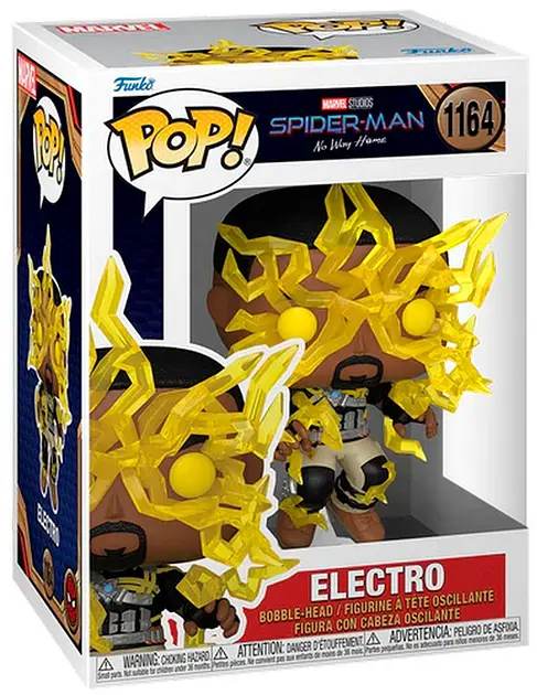 Фігурка Funko Pop Марвел Людина павук Електро Marvel Spider-Man Electro 10 см FP SM E 1164 - фото 3