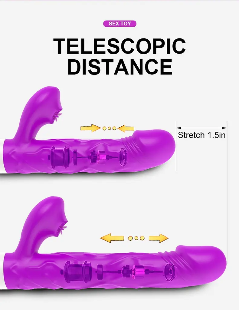 Вібромасажер SiliconeTongue Vibrator, USB 10 Function Boss Series 63-00064 100165 - фото 6