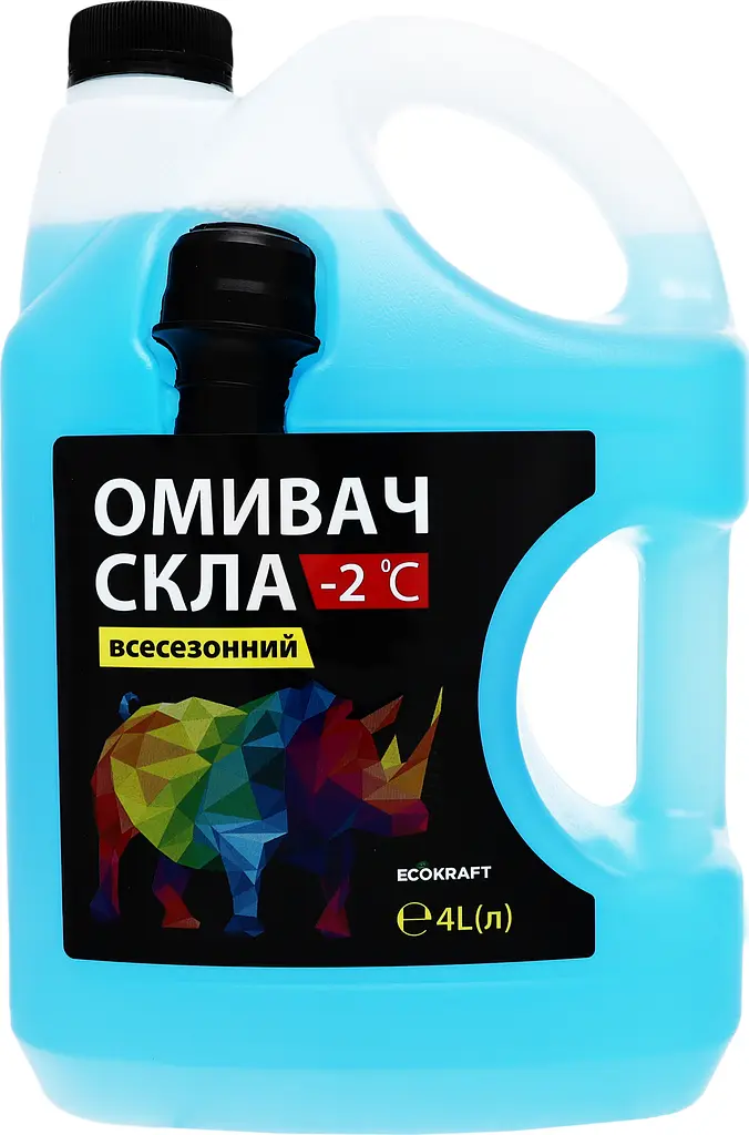 Всесезонний омивач скла EcoKraft з лійкою -2°С 4 л - фото 3