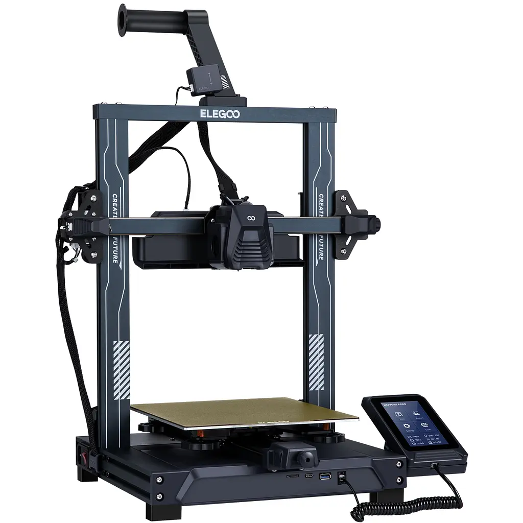 Друкарка 3D ELEGOO Neptune 4 Pro (FDM 1.75 mm 225x225x265 mm WLAN USB сірий) - фото 2