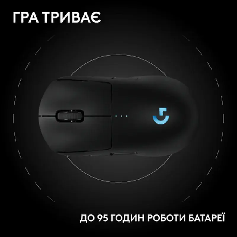 Мишка Logitech G Pro 2 Lightspeed Wireless Black (910-007295) - фото 12