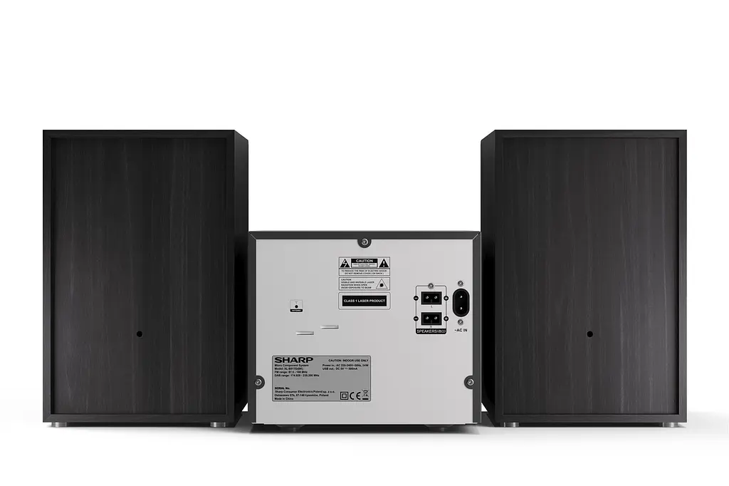 Мікросистема Sharp Micro Sound System Black (XL-B517D(BK)) - фото 7