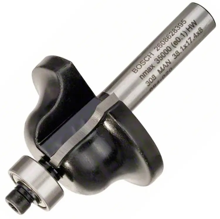 Фреза профільна B Bosch 8 мм, 12,7×17×61 мм, R6,3