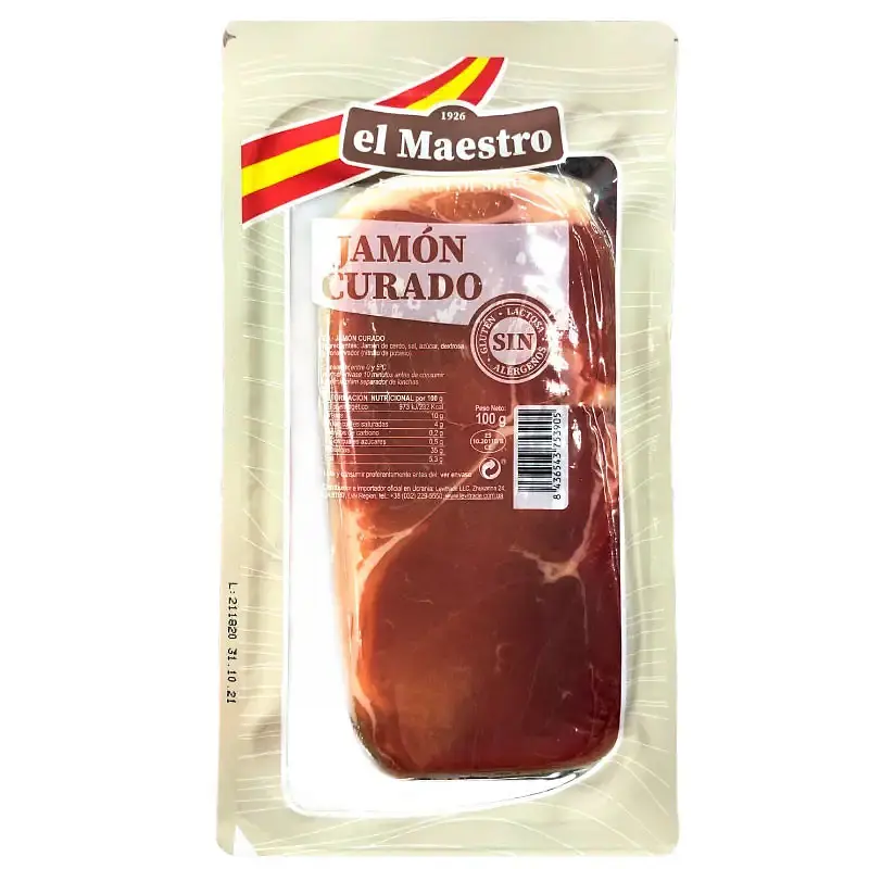Хамон El Maestro Jamon Curado 100 г (8436543753905)
