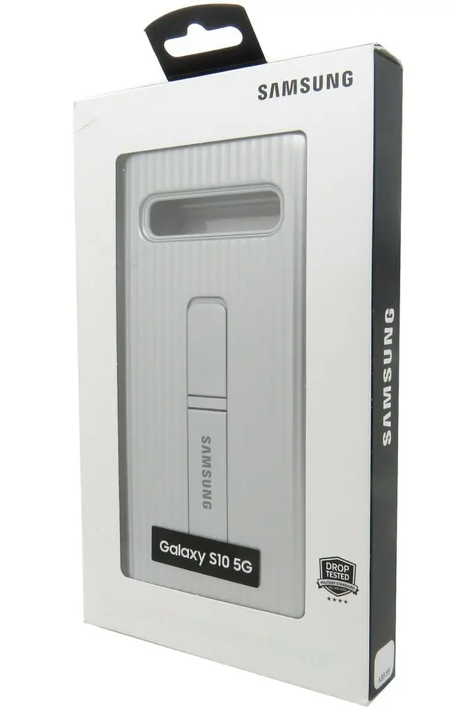 Чохол протиударний оригінальний Protective Rugged Standing Cover EF-RG977 Samsung Galaxy S10 5G (6.7") Silver - фото 2