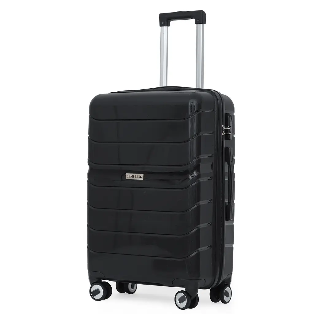 Валіза середня Semi Line 26 дюймів (M) Polypropylene Black (T5618-2) - фото 10