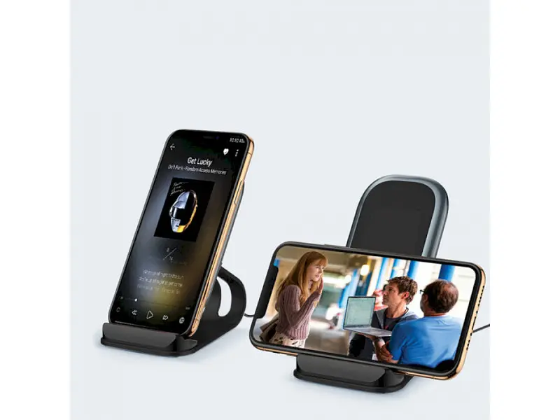 Бездротовий зарядний пристрій ColorWay Wireless Stand 10 W Blue (CW-CHW30Q-BL) - фото 4