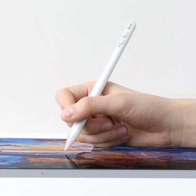 Стилус Baseus активний Smooth Writing Capacitive SXBC000002 білий - фото 2
