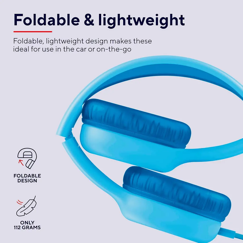 Навушники Nouna Headphones mini-jack, Mic, Синій Trust teh0024864 - фото 4