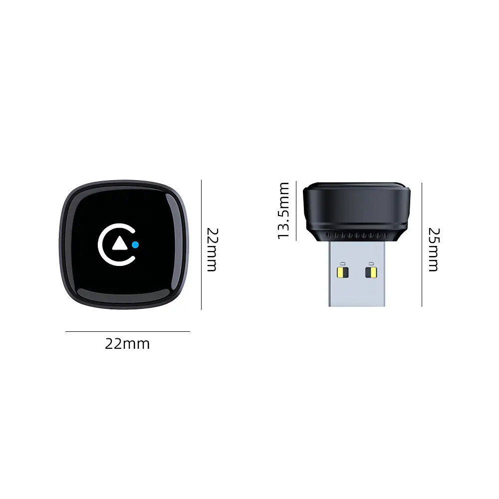 Бездротовий USB Адаптер CarAIBOX EC01-PY 2в1 для автомобіля з Apple CarPlay або Android Auto, WiFi 5G, Bluetooth 5.0 - фото 9