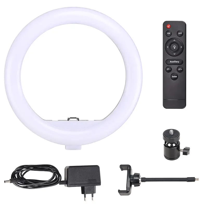Тримач з кільцевим освітленням Bluetooth 12" YQ-320A light set (Kit2) 170cm Stand, Plug Powered - фото 4