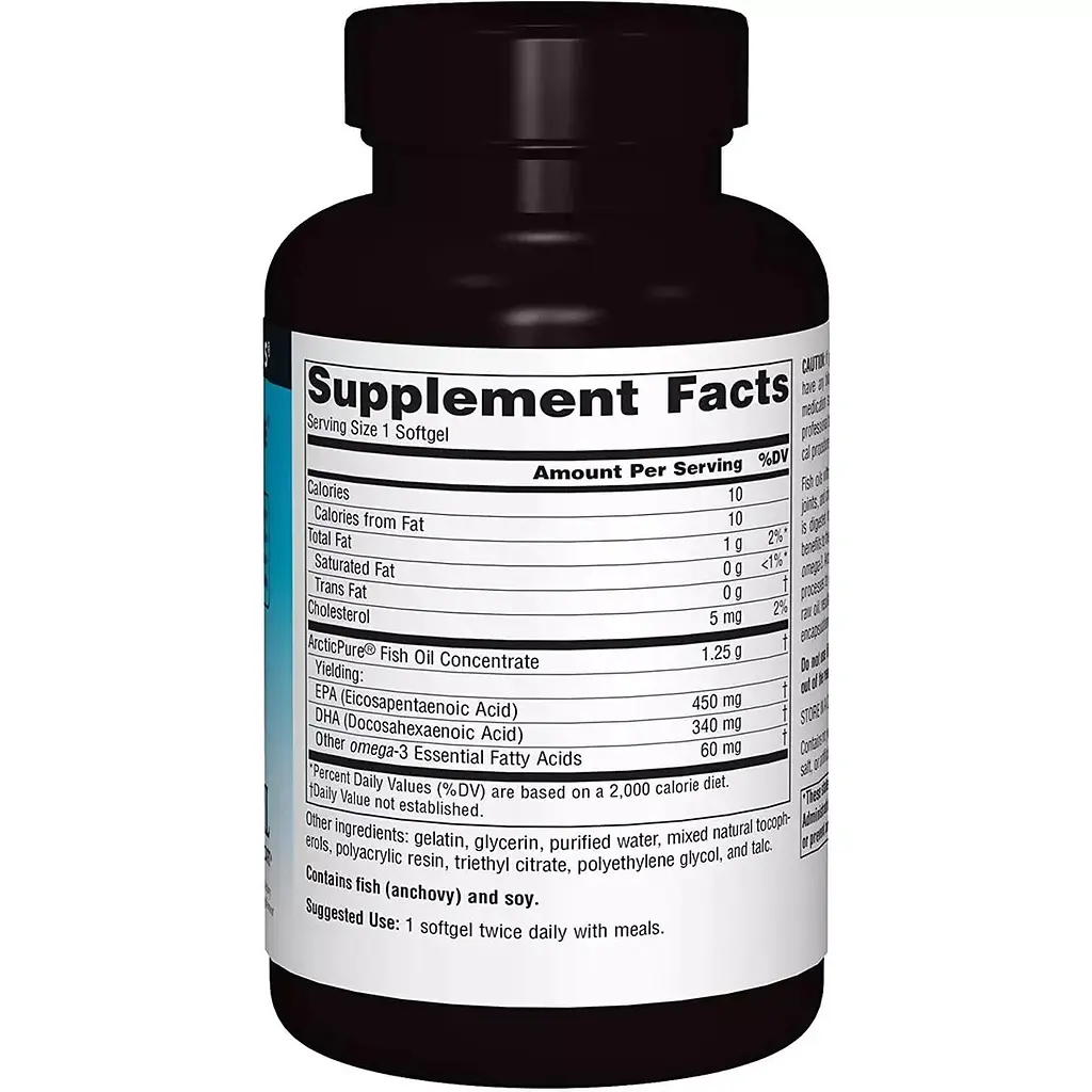Омега 3 з риб'ячого жиру Source Naturals арктичний 850 мг 60 капсул - фото 2