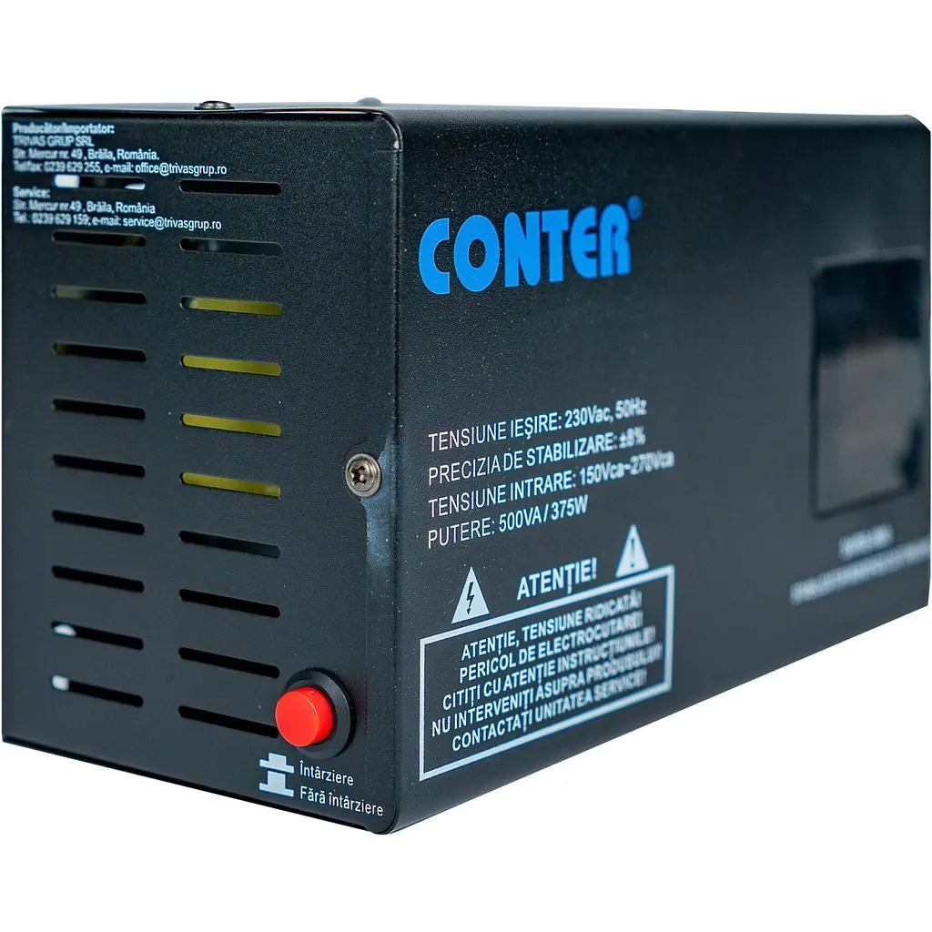 Стабілізатор напруги Conter SVRS-500VA/375W (CR-SVRS-500) [157937] - фото 3